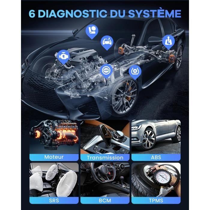 Lecteur De Code De Voiture - MUCAR - CS6 - 6 Diagnostics - 7 Services De Maintenance - OBDII