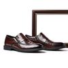 Soft Leather Shoes Mens Business Casual Shoes Slip-on Black Brown Loafers Shoes Flat Comfortable Brand Male Footwear