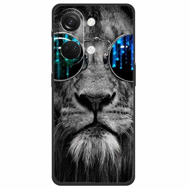 For OnePlus Nord 3 5G Case Soft Silicone Shockproof Lion Back Cover For OnePlus Nord 3 6.74   Funda Nord3 5G Cool Printing Coque OnePlus Nord 3