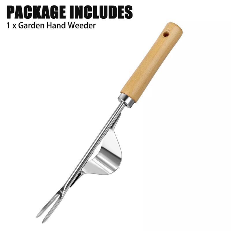 Stainless Steel Manual Weeder Garden Outdoor Hand Weeding Tool Removal Farmland Puller Dandelion Digging Lawn Weeder Transplant