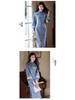 Bei Zhi Yun Blue Elegant Cheongsam: 2025 Autumn New Style Ladylike Daily Wear