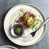 Japanese Ceramic Tableware, Retro Clay Circular Plate, Restaurant Commercial Western Dish Steak Plate Household Dish Flat Plate
