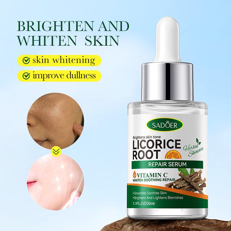 Sadoer Essenza Idratante alla Liquirizia e Vitamina C per una Pelle Luminosa con Benefici Idratanti e Appeal Universale 30ml