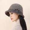 Elegant Bucket Hat In The Elderly Autumn New Travel Hat Sun Hat Thermal Basin Hat