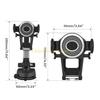 B03C Universal Car Cell-Phone Mount Cradles Extendable Holder Powerful Clamps Sucker Cup Bracket Arm for Auto Center Console