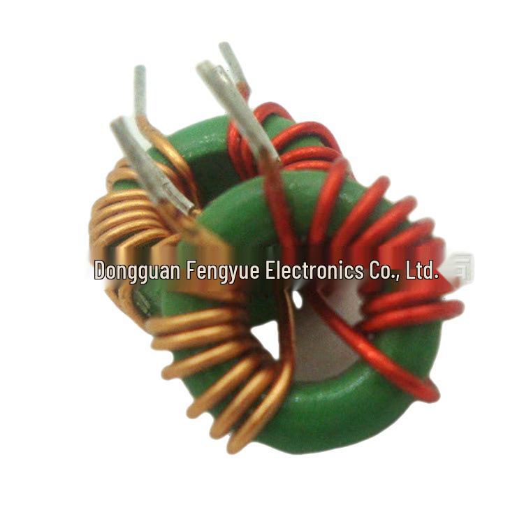 Toroidal Inductor T9*5*3, 3A, 0.5mm Red Wire, 8 Turns, 350UH Split Winding Coil