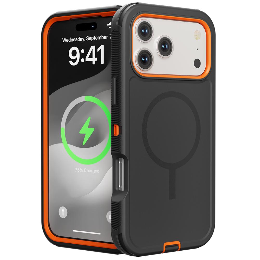

Rugged Armor OTT Defender Box Magnetic Phone Case For IPhone17 Pro Max Air 16 15 14 13 12 For Magsafe Shockproof Protect Cover iPhone17 Pro Max