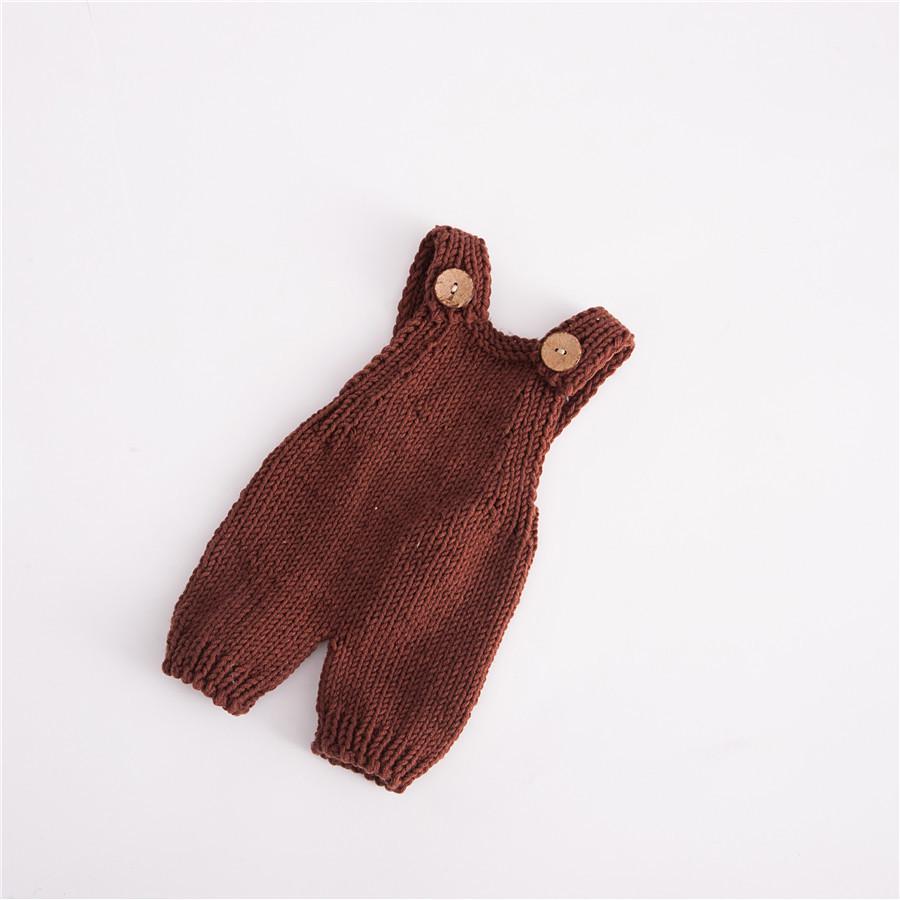 

Newborn Knit Wool Photography Romper Outfit Newborn кофейный