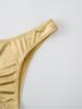 2024 Women's European & American Swimwear: New Sexy U-Shape & V-Shape Metal Bikinis in Stock
