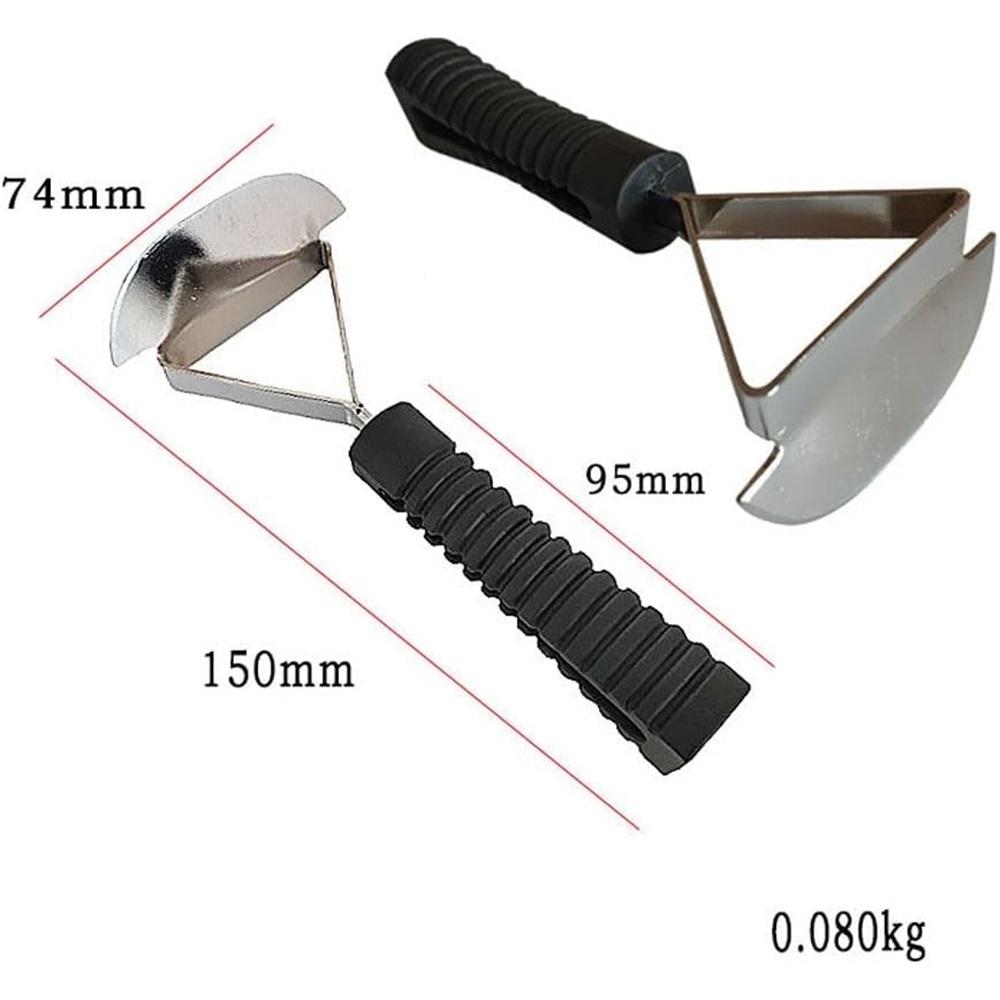  Tire Repair Kit with Patch Roller, Liner Scraper and Natural Rubber Patches, Practical Puncture Repair Tool for Car, Truck and Bike Tires