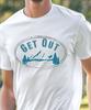 Get Out TShirt Funny Outdoors Tee Mountain Graphic Gift for Hiker Cute Pun Tee Highquality Fashionable Luxury Printed Top