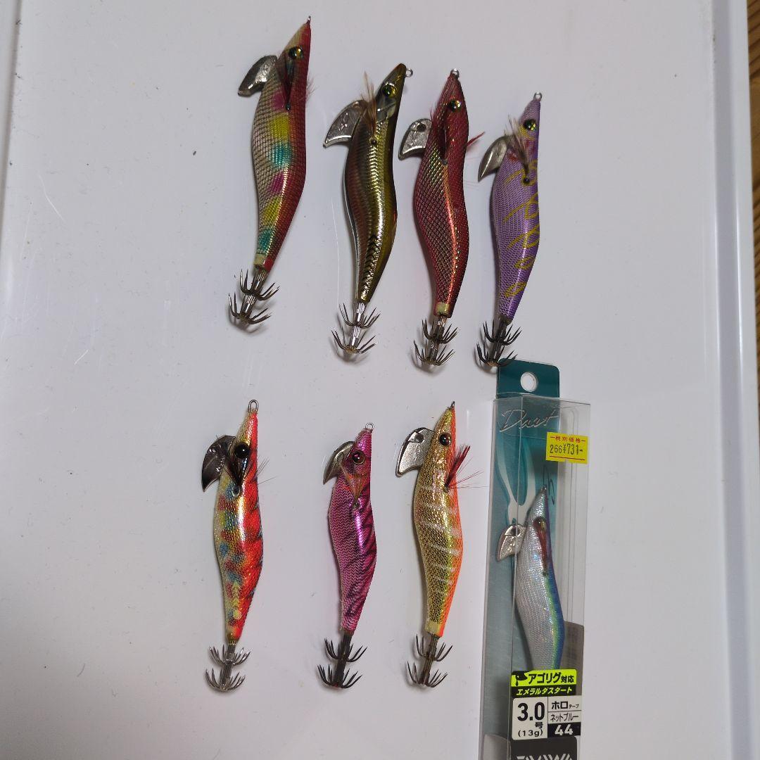 Used Price reduced from 5500 to 4500! Daiwa Emeraldas 8 piece set including 6 new and unused pieces