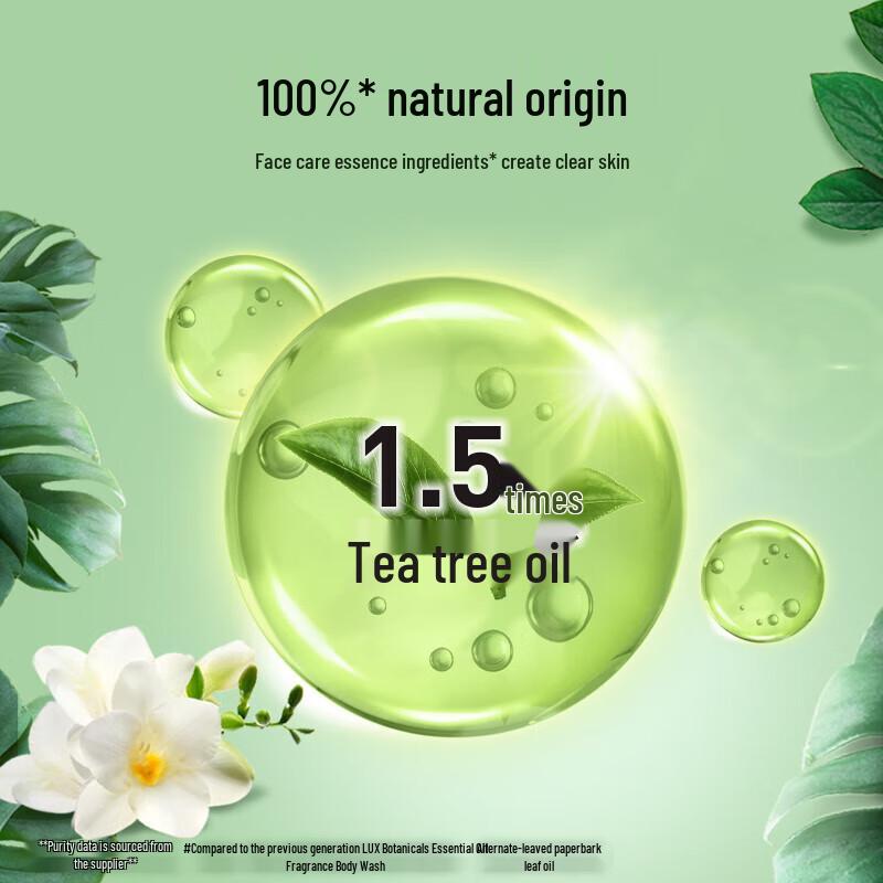 Lux Botanical Essential Oil Fragrance Shower Gel