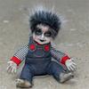 Sound Activated Scary Ghosty Doll with Glowing Face Effect and Horror Noises for Porch Decoration