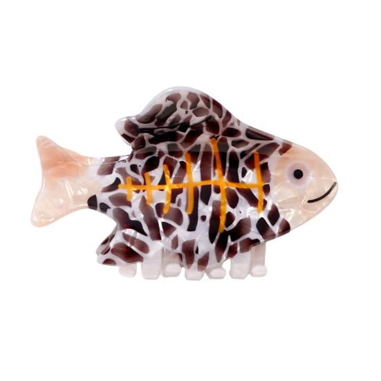 Hair Claw Marine Animal Shape Back Head Hair Clip Anti-slip Teeth Strong Grip Shark Hair Clip Versatile Hair Accessory