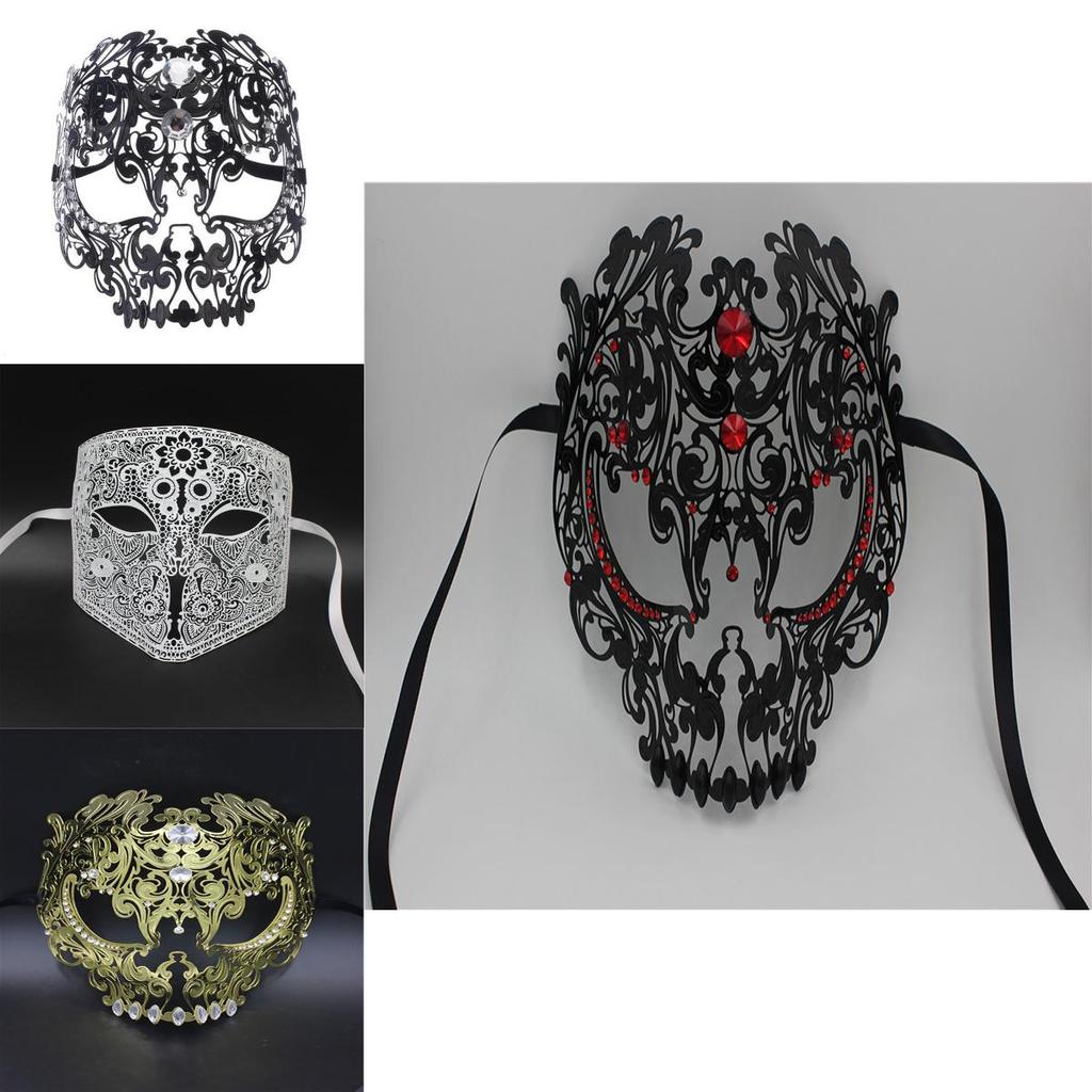 Stylish And Versatile Skull Shield Masquerade Mask For Any Occasion