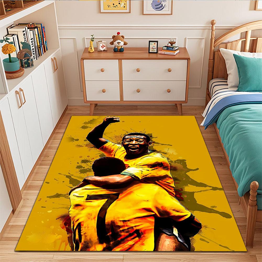 "Celebration of Victory in Yellow" Patterned carpet, suitable as a non slip play mat for the living room and bedroom sofa