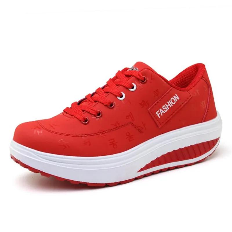 Damen Sneaker Keilabsatz Casual Sportschuhe Damen Sneaker Damen Outdoor Schuhe Damen Schnürung Damen Sneaker Zapatillas Mujer