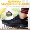 Air Cushion Safety Shoes Men Mesh Breathable Steel Toe Sneaker Puncture Proof Work Safety Boots Anti-smash Man Work Shoes Summer