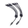 Solar Panel Connector 4 Branch Y Type Parallel Connector Solar Panel Extension Cable PV Wire Adapter