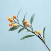 High-end Simulated Loquat Branches, New Year's Home Living Room Decoration Fake Flower Ornament Simulation Fruit