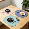 Silicone Placemats, Non-Slip Waterproof Dining Table Mat, Heat-Resistant Kitchen Placemat for Dining Room, Coffee Table, Countertop