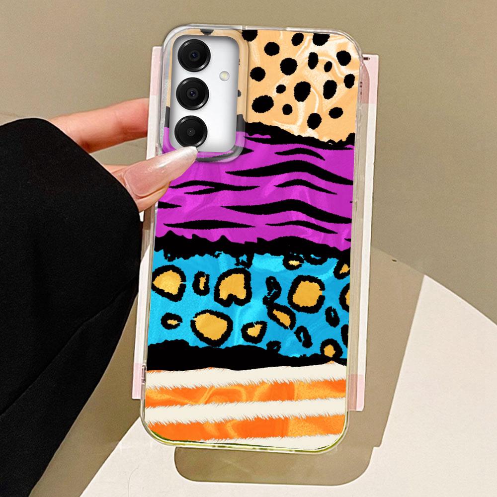 Leopard Print Water Wave Texture Phone Cases for Samsung Galaxy A55 A56 A36 A26 A16 A54 A14 A24 A34 A06 A53 Shell Silicone Cover