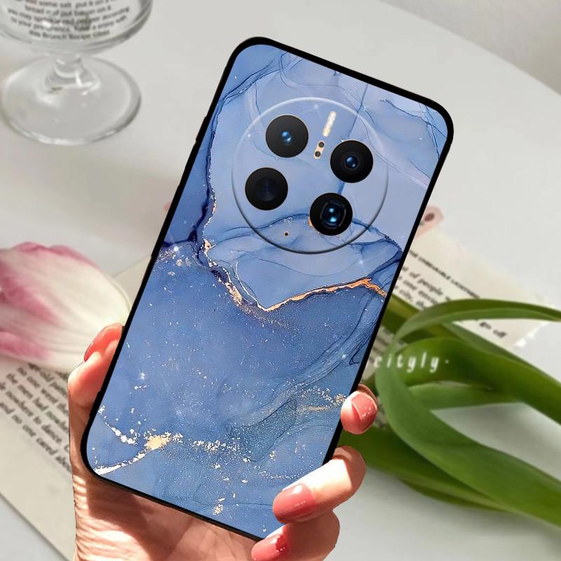 For Huawei Mate 50 Pro Case Cover Soft TPU Painted Funda Cases For Huawei Mate 50 Pro Cover Silicone Mate50 Pro 50Pro 50E Coque