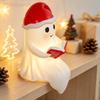 Warm Glow Ghost Reading Lamp Button Cells Battery Operated Cute Spooky Nightlight Bedside Table
