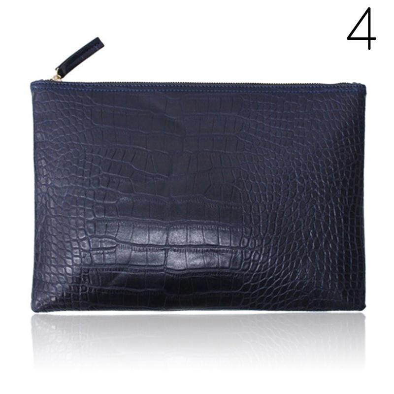 Damen Clutch Tasche mit Krokodilprägung Leder Umschlagtasche Clutch Abendtasche Damen Clutches Handtasche