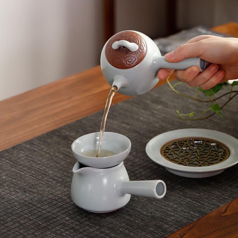 Bafangli Dragon Prosperity Side-Handle 11-Piece Tea Set