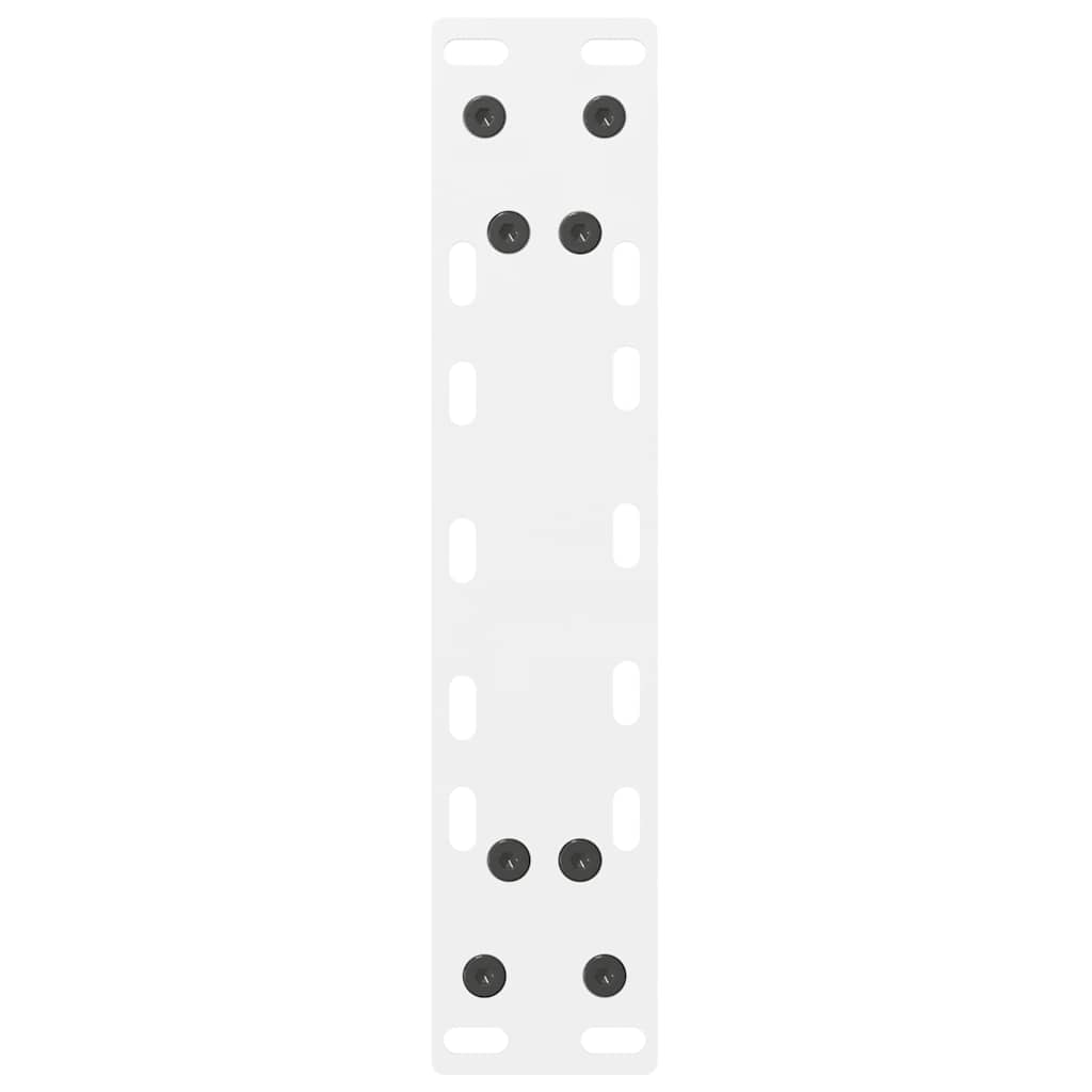Vidaxl Nogi Do Stolika Kawowego, Białe, 2 Szt., 38X(42-43) Cm, Stal