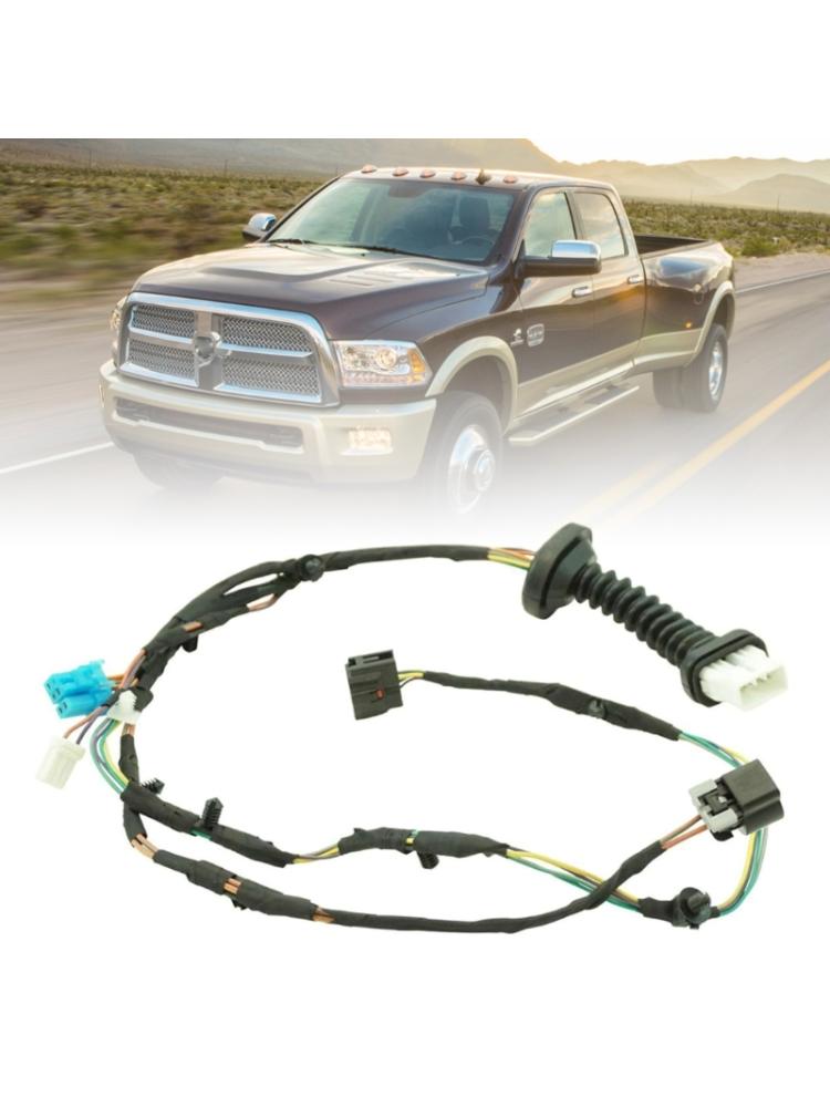 Rear Door Harness Wiring Harness with Connector for 2004-2010 Ram1500 2500 3500 4500 5500 56051931AB 56051931AA 645-506