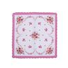 3pcs/set With Wavy Edge Embroidered Flowers Print With Lace Handkerchiefs for Wedding Gift Cotton Kerchiefs Pocket Hankies
