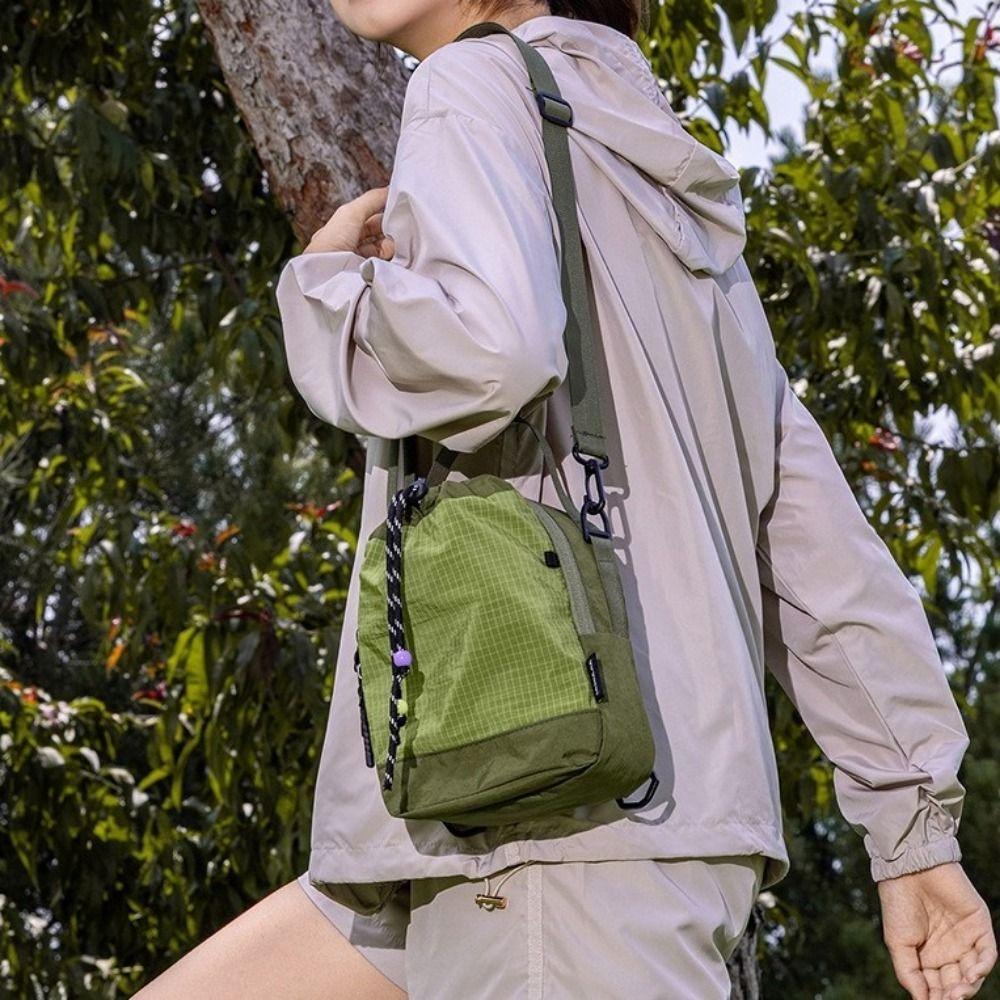 Waterproof Mobile Phone Bag Lightweight Drawstring Shoulder Bag Water Bottle Carrier Bag  Hiking