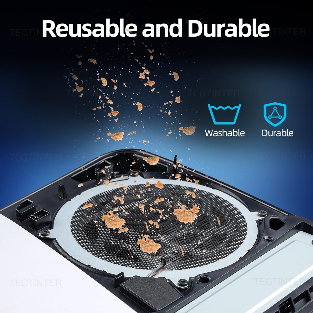 2/4PCS for PS5/PS5 Slim/PS5 Pro Console Dust Filter Dustproof Mesh Case Cover Breathable Protector for PS5 Accessories