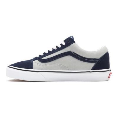 Old Skool Dvojfarebné Nízke Skate Topánky Unisex Tenisky Šedé Modré VN0A3WKT4OV
