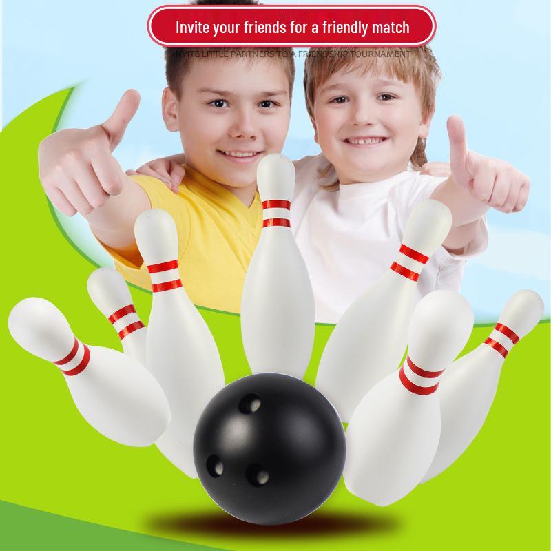 Smiley Face Design Bowling Set for Indoor/Outdoor Team Building – Fun for Kids and Adults