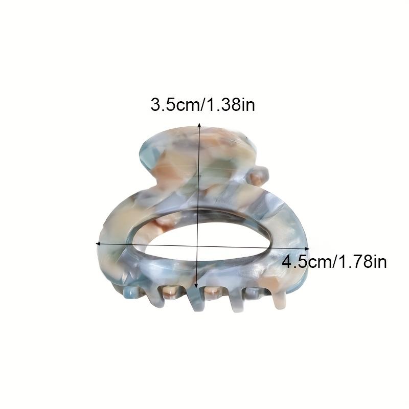 Eleganter Süßer Kleiner Ovaler Haarspangenclip für Frauen Sicherer Halt Haaraccessoires Pferdeschwänze Niedliche Haarspangen Anspruchsvoller Stil