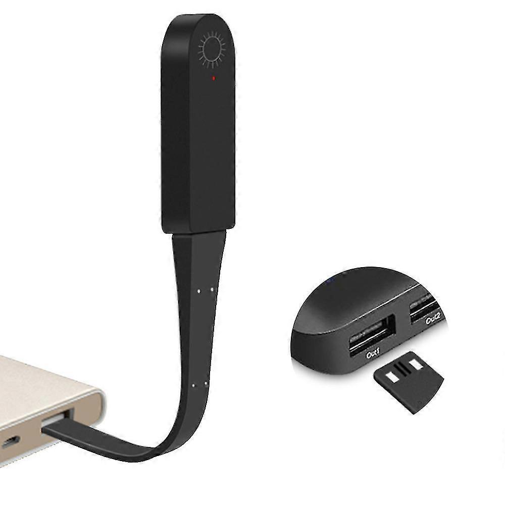 Book Light, USB Rechargeable Reading Light with Touch Sensor, Reading Lamp