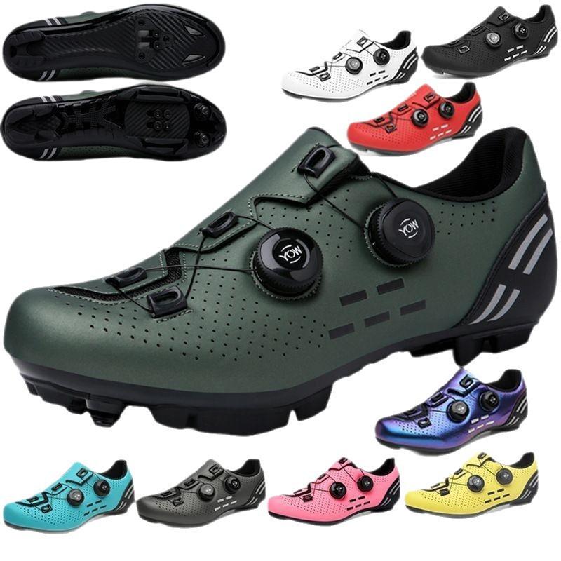 Large Size Cycling Shoes Unlocked Clipless Options Road MTB Bikes Men Women Breathable Anti-Slip