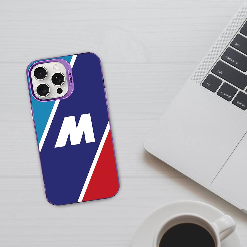 BBIP8 B-BMW-W Fashion Phone Case For IPhone 16 15 14 13 12 11 17 Pro MAX Plus Pro Matte Shockproof Cover