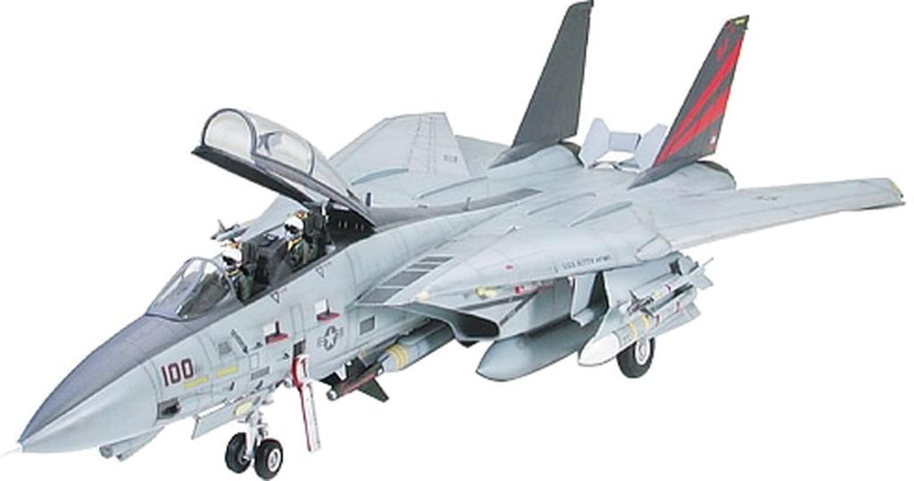 Tamiya Aircraft Series 13 Navy Grumman Tomcat Black Knights Plastic Model Kit 60313 1/32 No. U.S. F-14A