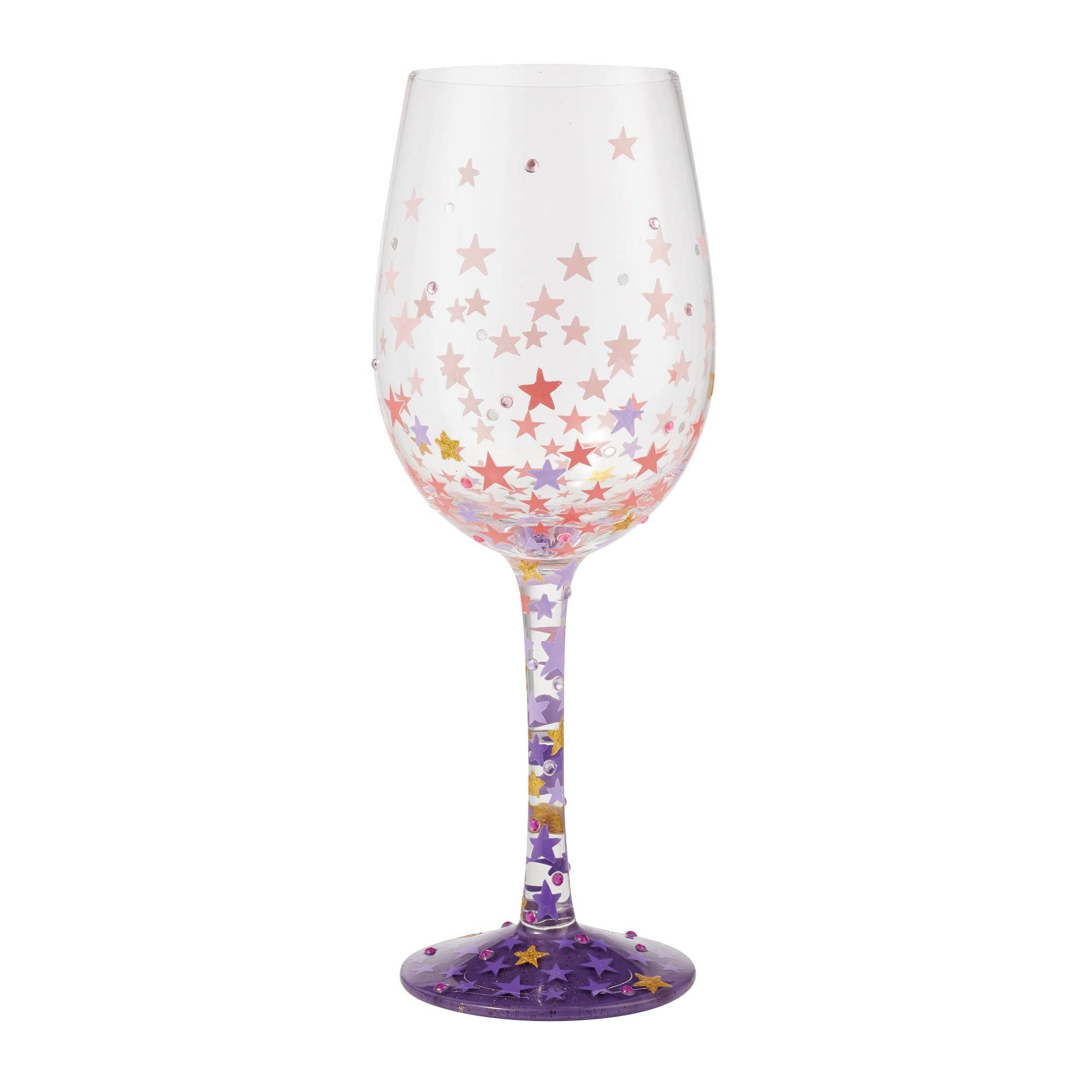

enesco Lolita Wine Glass Stars-a-Million 6010157