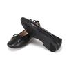 Barbara Lamb Leather Ballerina Flat Ribbon 1.5cm Blj140bk