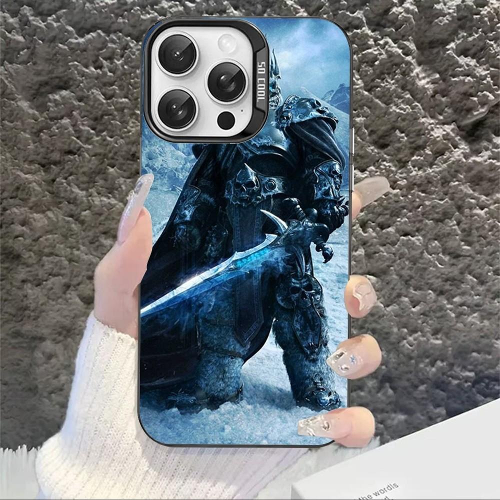 W-World Of W-Warcraft Phone Case For IPhone 16 15 14 13 12 11 Pro Max X XR XSMAX 8 7 Plus Matte Shockproof Back Cover