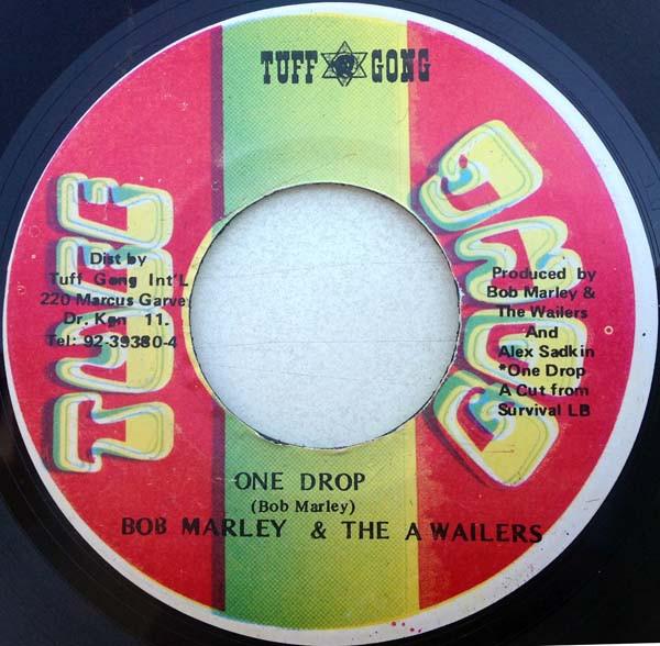 

7inch Record BOB MARLEY & THE WAILERS - One Drop NONE Tuff Gong Jamaica Reggae, Ska & Dub Used
