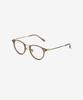 Techeuoaiweeo Ls-01T Glasses Frame C4 Brown&Gold