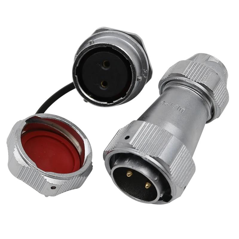WEIPU WY24 TE+ZM Industrial M24 Waterproof 2Pin 3Pin 4Pin 9Pin 10Pin 12Pin 19PinAutomotive Electrical Connector Signal Adapter