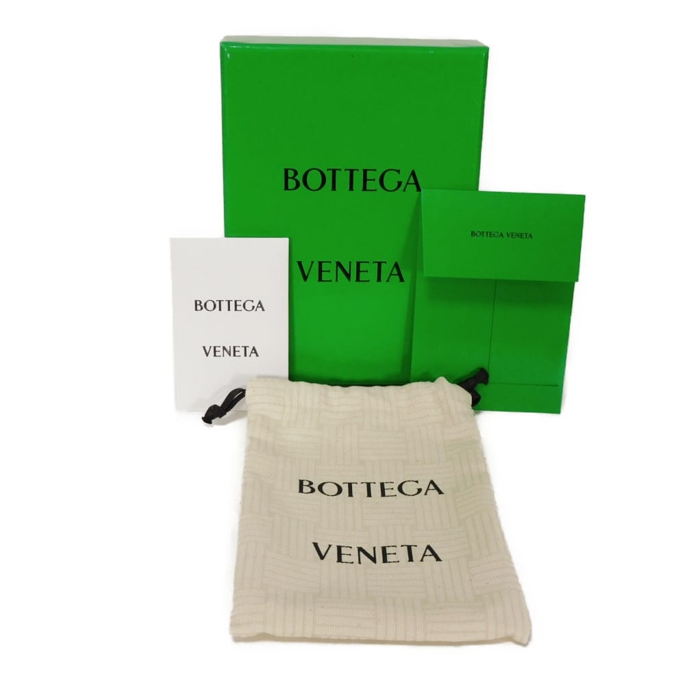 Used 11897 Business Card Holder 605720 VCPQ3 8803 7946 Pass Case RFID IC Chip Maxi Intrecciato Black Men's from Japan